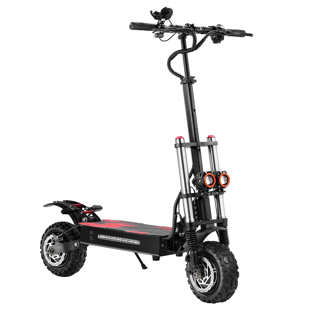 Trottinette électrique IF1-10''-4 vitesses-1200W-48V10Ah-Amortisseurs à bascule avant et arrière-150 kg-50 km – Image 2