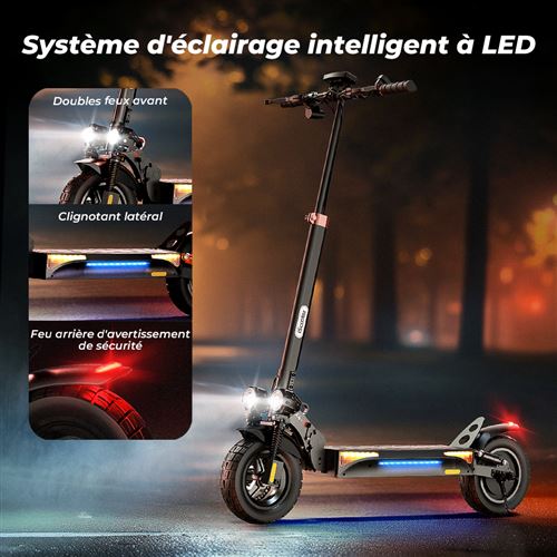 Trottinette Electrique iScooter iX4 -800W,Vitesse Maxi 45km/h,4 Modes, Double Amortisseurs,Pneus 10 Pouces – Image 2