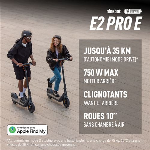Trottinette électrique Ninebot E2 Pro E powered by Segway 750 W Noir – Image 3