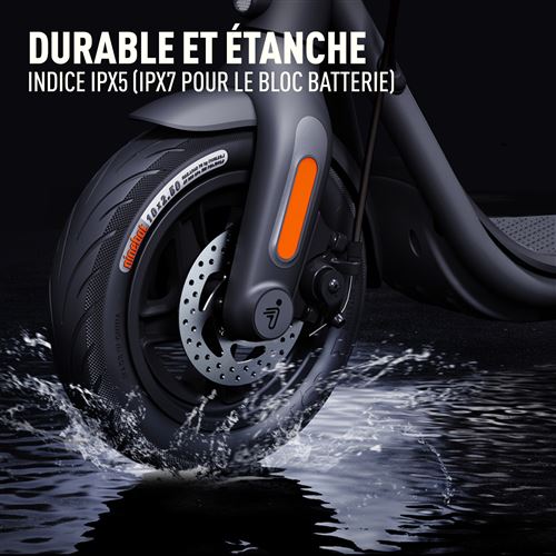 Trottinette électrique Ninebot Segway KickScooter F2E 800 W Noir et Gris avec clignotants – Image 6