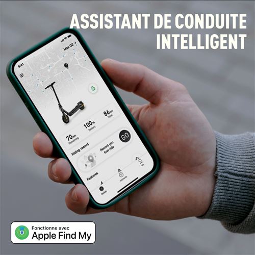Trottinette électrique Ninebot Segway KickScooter F2E 800 W Noir et Gris avec clignotants – Image 7