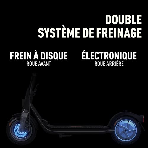 Trottinette électrique Ninebot Segway KickScooter F2E 800 W Noir et Gris avec clignotants – Image 8