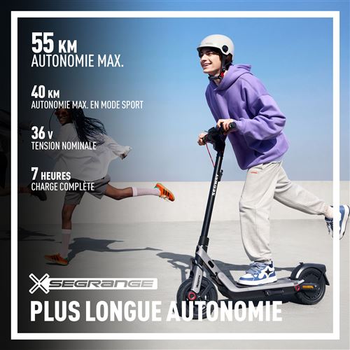 Trottinette électrique Segway Ninebot E3 Pro E 400 W Noir et Gris – Image 5