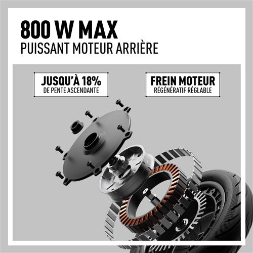 Trottinette électrique Segway Ninebot E3 Pro E 400 W Noir et Gris – Image 6