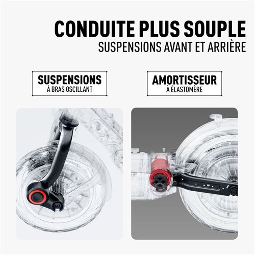 Trottinette électrique Segway Ninebot E3 Pro E 400 W Noir et Gris – Image 7