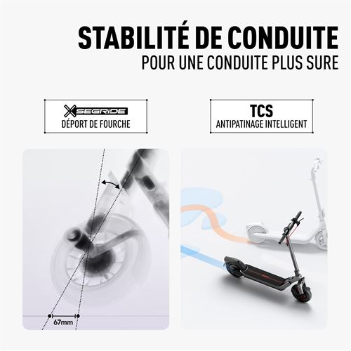 Trottinette électrique Segway Ninebot E3 Pro E 400 W Noir et Gris – Image 8