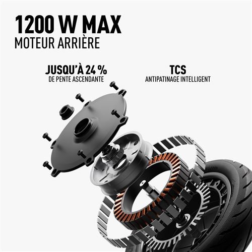 Trottinette électrique Segway Ninebot F3 Pro E 550 W Gris et Noir – Image 5