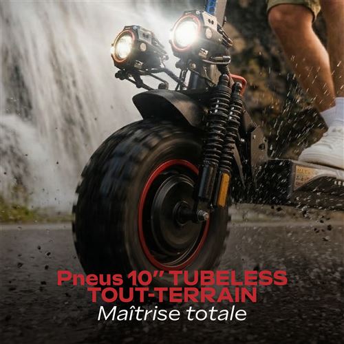 Trottinette électrique UrbanGlide E-Cross Max 2x2 2ème génération 1200 W Noir – Image 5