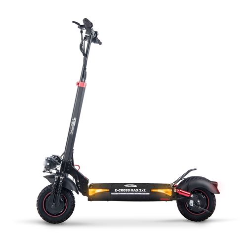 Trottinette électrique UrbanGlide E-Cross Max 2x2 2ème génération 1200 W Noir – Image 6
