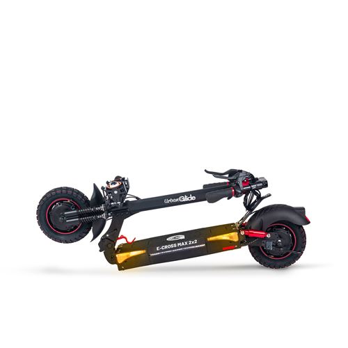 Trottinette électrique UrbanGlide E-Cross Max 2x2 2ème génération 1200 W Noir – Image 7
