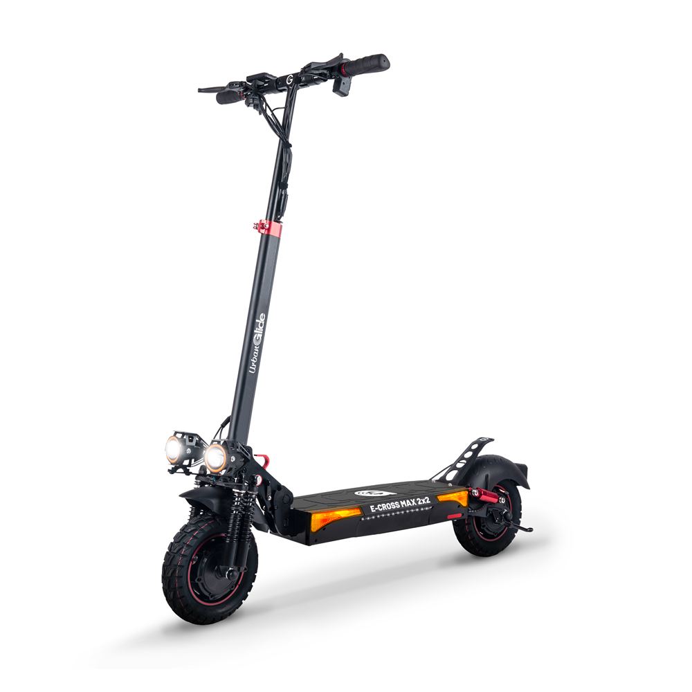 Trottinette électrique UrbanGlide E-Cross Max 2x2 2ème génération 1200 W Noir – Image 8