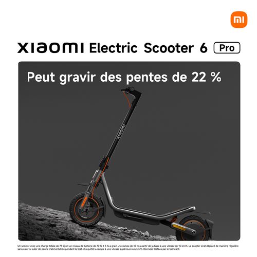 Trottinette électrique Xiaomi Electric Scooter 6 Pro 400 W Noir – Image 8