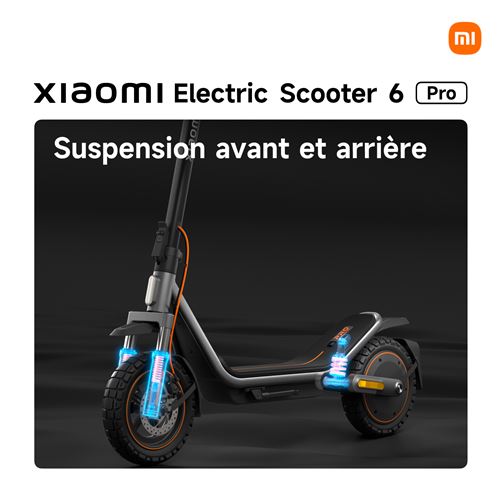 Trottinette électrique Xiaomi Electric Scooter 6 Pro 400 W Noir – Image 9