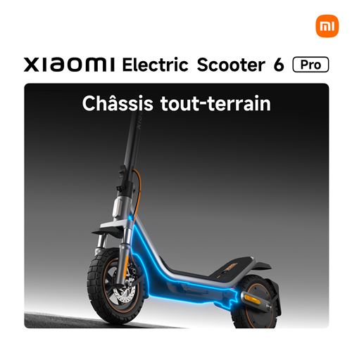 Trottinette électrique Xiaomi Electric Scooter 6 Pro 400 W Noir – Image 10
