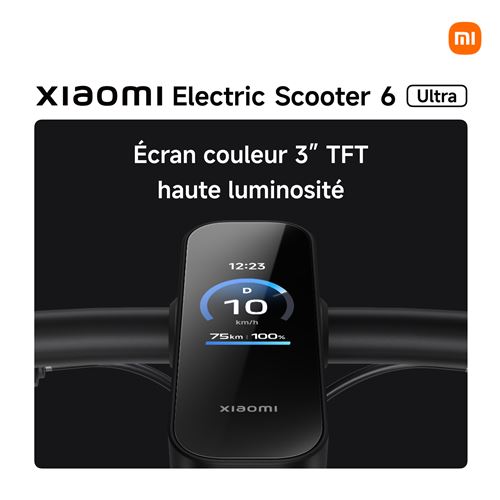 Trottinette électrique Xiaomi Electric Scooter 6 Ultra 500 W Jaune et Noir – Image 4