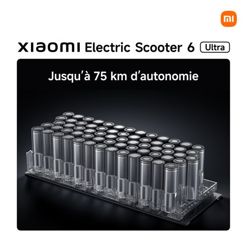 Trottinette électrique Xiaomi Electric Scooter 6 Ultra 500 W Jaune et Noir – Image 5