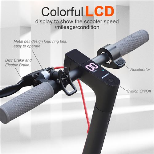 Trottinette électrique pliable Tuya 365GO Pneu 8,5 pouces Vitesse maximum 25Km/h Noir – Image 2