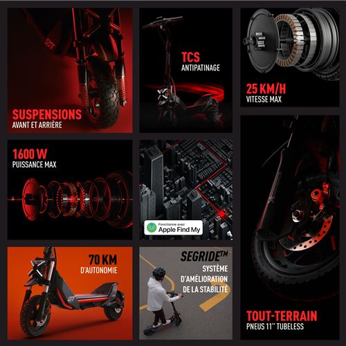 Trottinette électrique tout-terrain Segway by Ninebot ZT3 Pro E 650 W – Image 2