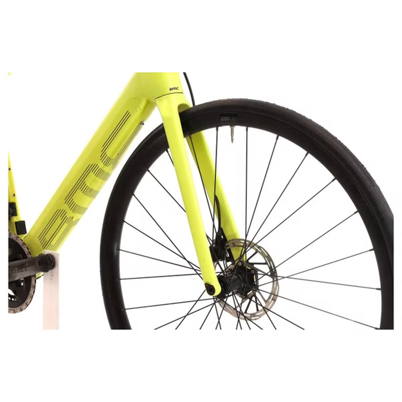 BMC Roadmachine AMP TWO AXS 12V · Jaune / Vélo de route – Image 5