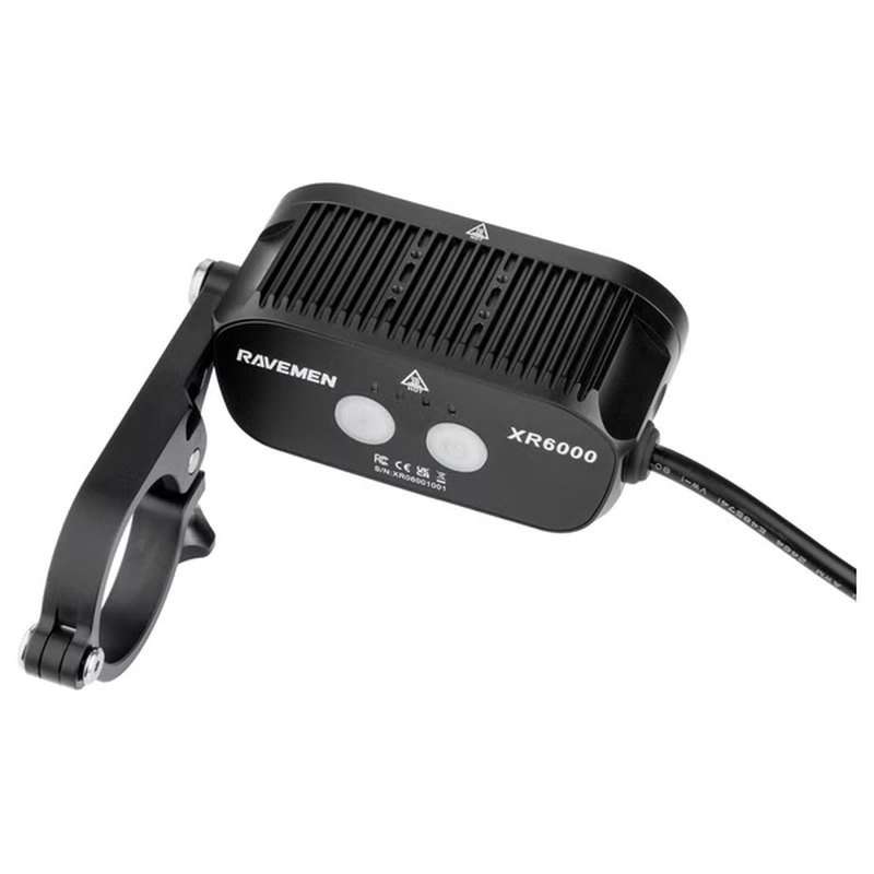 Éclairage avant Ravemen VTT/Voyage 9 LED, 6000 Lumens, Batterie externe – Image 4