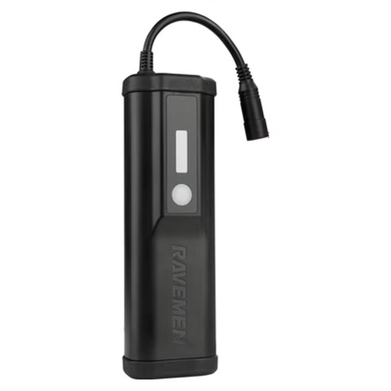 Éclairage avant Ravemen VTT/Voyage 9 LED, 6000 Lumens, Batterie externe – Image 5
