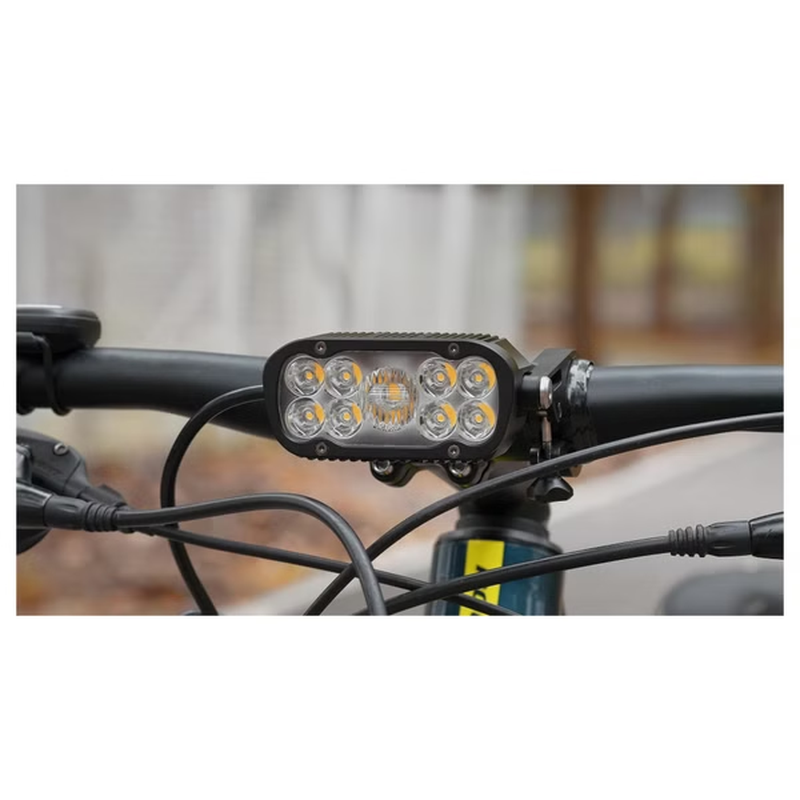 Éclairage avant Ravemen VTT/Voyage 9 LED, 6000 Lumens, Batterie externe – Image 6