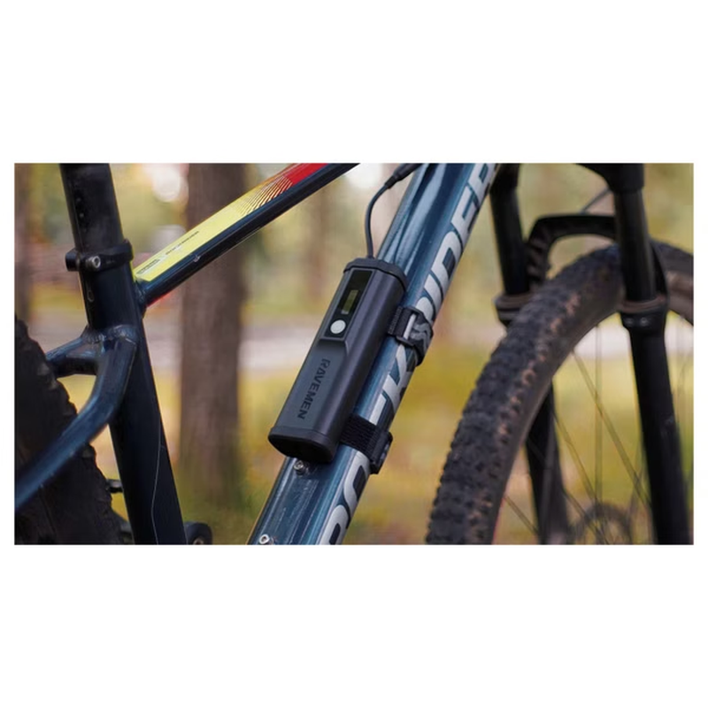 Éclairage avant Ravemen VTT/Voyage 9 LED, 6000 Lumens, Batterie externe – Image 9