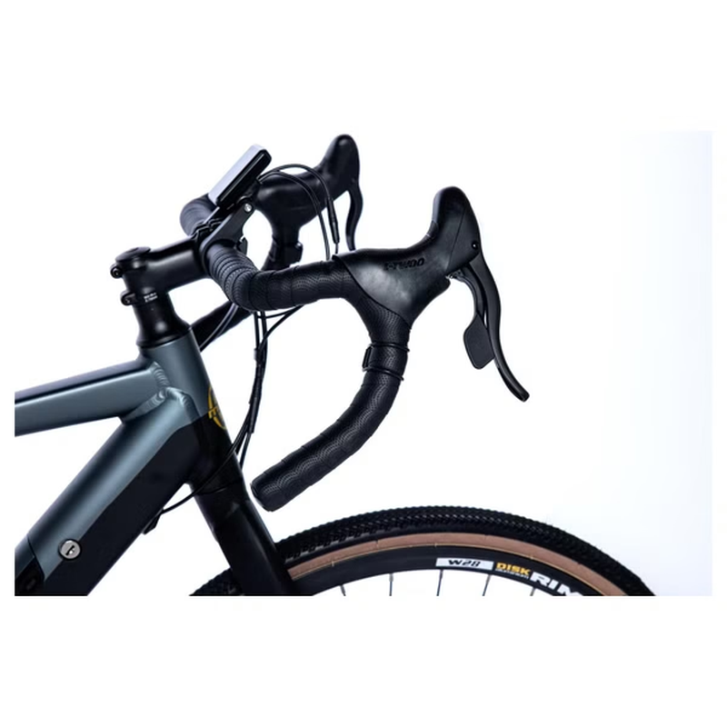 Moma Bikes E-GRAVEL 28PRO, Equipped Full Shimano, 8 vitesses , Freins à disques TEKTRO, Bat Ion Lithium intégrée et amovible de 36V 10Ah – Image 6