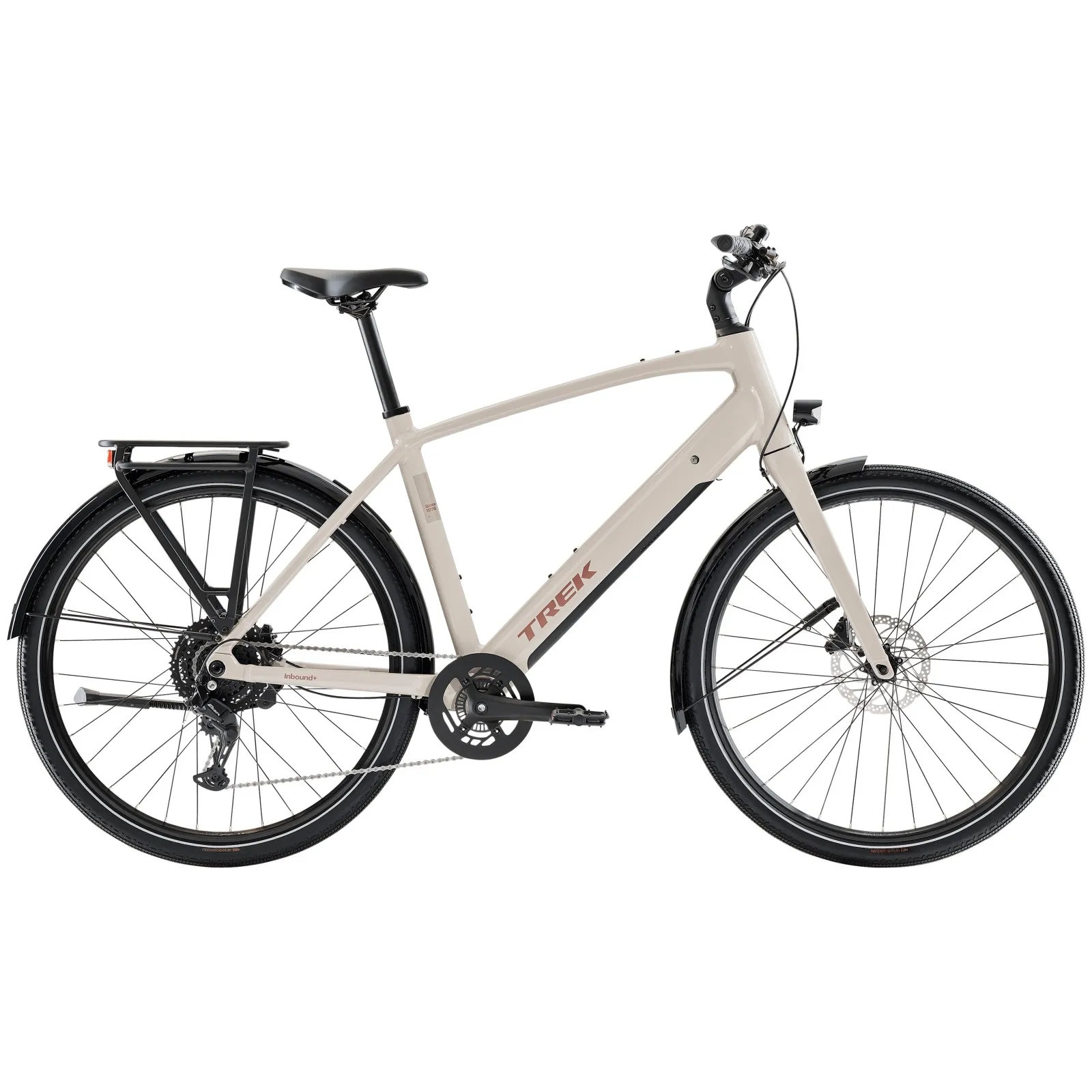Trek Inbound+ 2 R8 2027 Buff Beige - E-bike ville pour homme - Bosch 360 Wh – Image 2