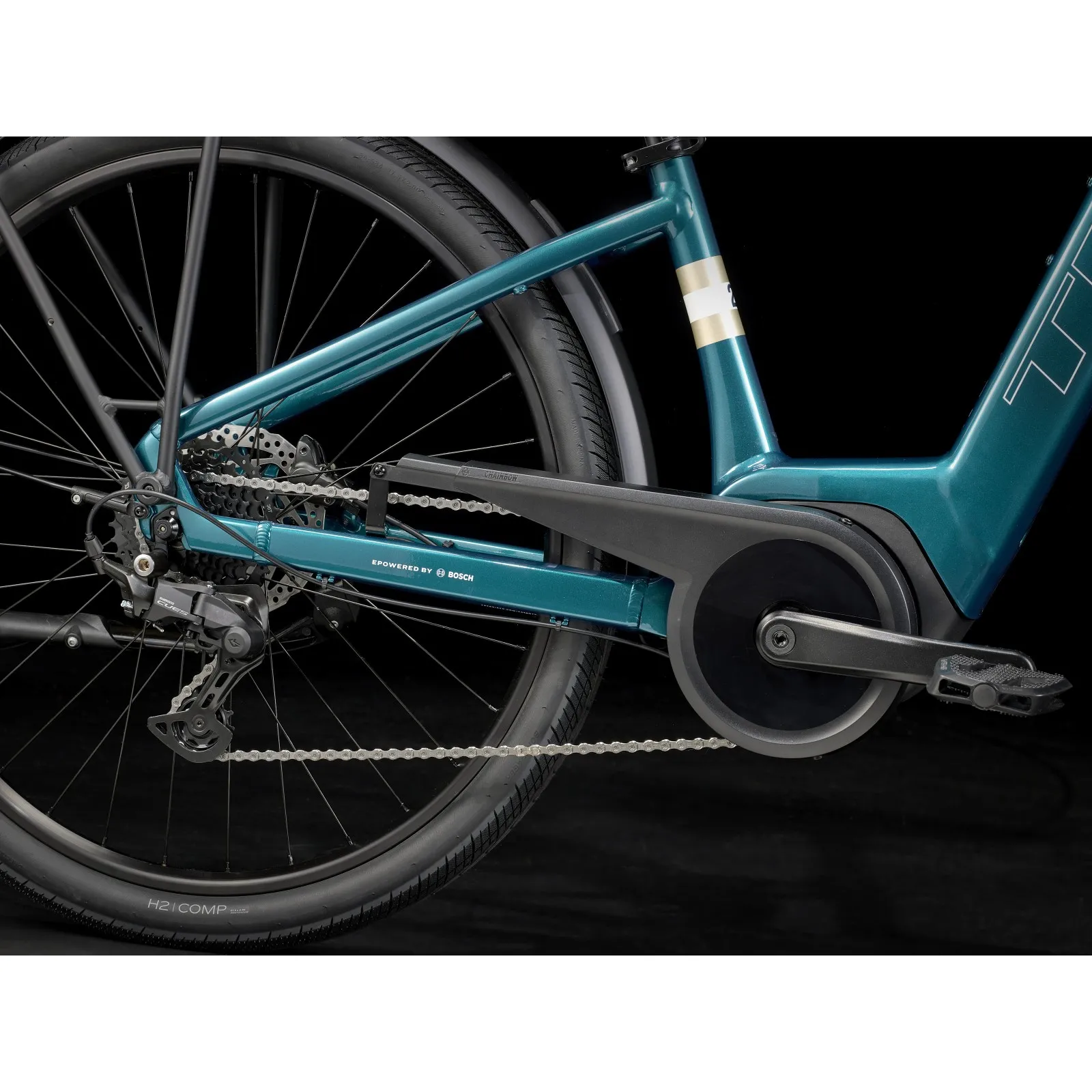 Trek Verve+ 2 Lowstep Gen.3 Dark Aquatic 2026 - Vélo électrique Bosch Perf. 75 Nm 400 Wh – Image 6