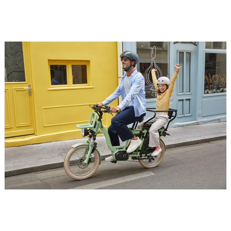Vélo Cargo GAYA, L'Original Le Court, Amande, Pack Adulte + Barres – Image 2