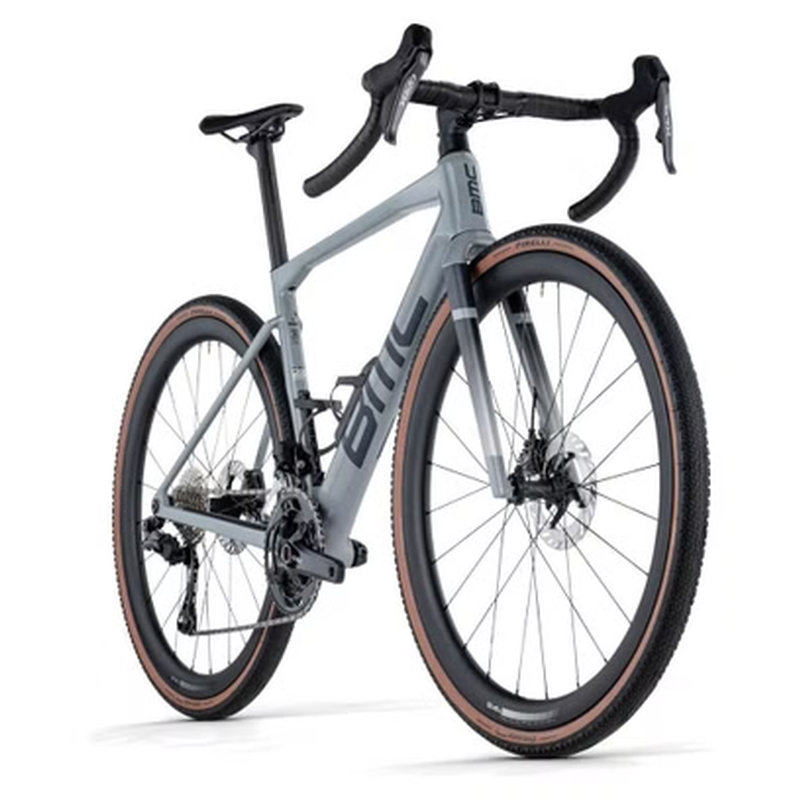Vélo de Gravel BMC Kaius 01 Three Shimano GRX Di2 12V 700 mm Gris 2026 – Image 2