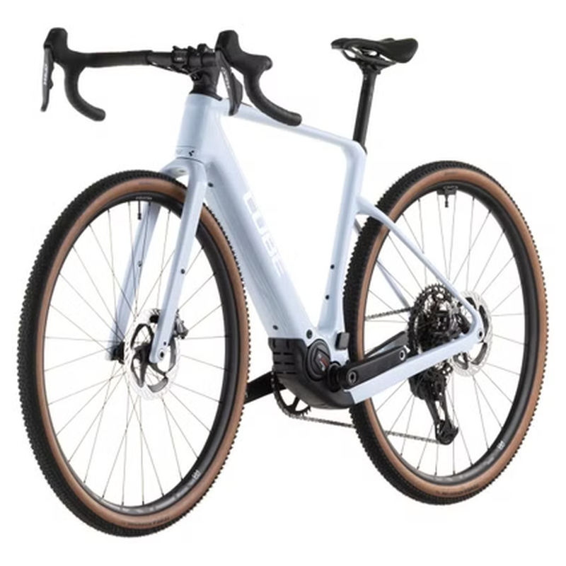 Vélo de Gravel Électrique Cube Nuroad Hybrid C:62 SLX 400X Shimano GRX Di2 12V 400 Wh 700 mm Bleu Ice 2026 – Image 3