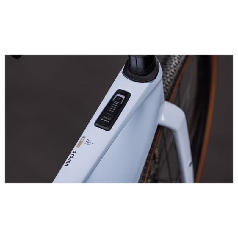 Vélo de Gravel Électrique Cube Nuroad Hybrid C:62 SLX 400X Shimano GRX Di2 12V 400 Wh 700 mm Bleu Ice 2026 – Image 7