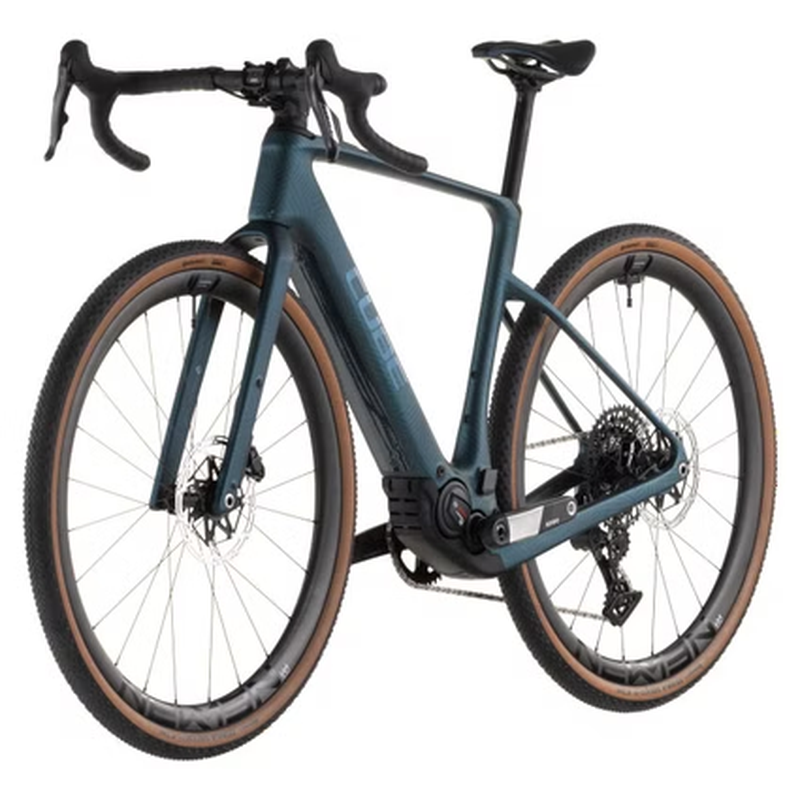 Vélo de Gravel Électrique Cube Nuroad Hybrid C:62 Race 400X Shimano GRX 12V 400 Wh 700 mm Vert Beige Reed 2026 – Image 4