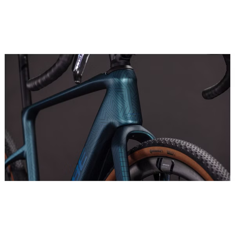 Vélo de Gravel Électrique Cube Nuroad Hybrid C:62 Race 400X Shimano GRX 12V 400 Wh 700 mm Vert Beige Reed 2026 – Image 9