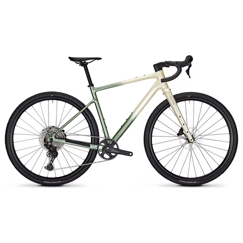 Vélo de Gravel Focus Atlas 6 7 Shimano Cues 11V 700 mm Beige/Vert 2026 – Image 5
