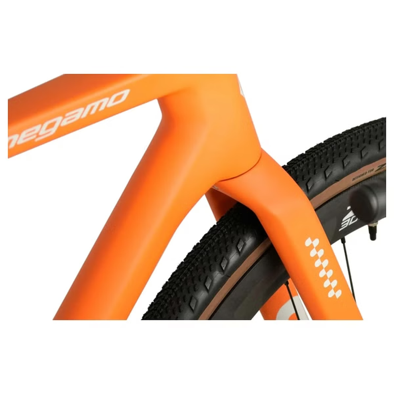 Vélo de Gravel Megamo Silk 02 Sram Rival XPLR AXS 13V 700 mm Orange/Vert/Jaune 2026 – Image 2