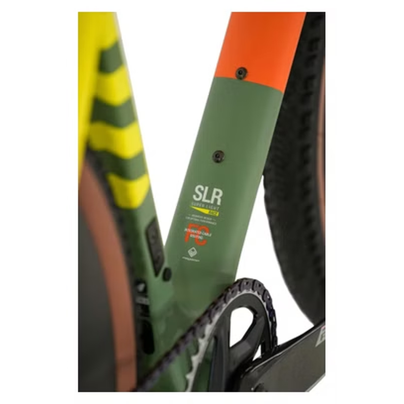 Vélo de Gravel Megamo Silk 02 Sram Rival XPLR AXS 13V 700 mm Orange/Vert/Jaune 2026 – Image 3