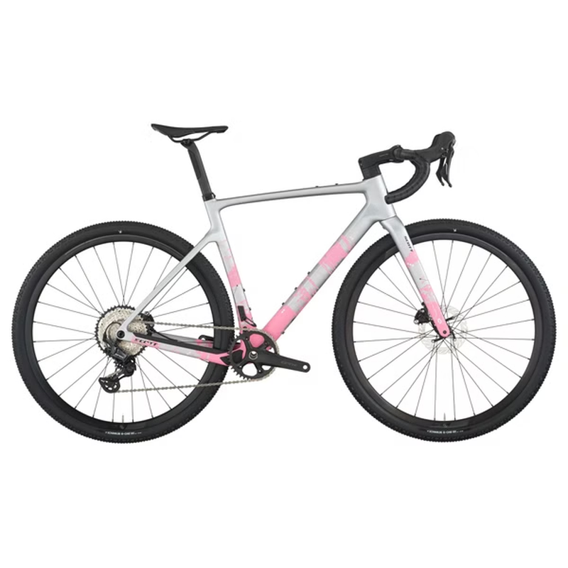 Vélo de Gravel Scott Addict Gravel 30 Shimano GRX 12V 700 mm Gris/Rose