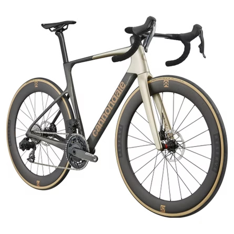 Vélo de Route Cannondale SuperSix Evo 1 Sram Force AXS 12V 700 mm Gris/Beige Platinum 2026 – Image 2