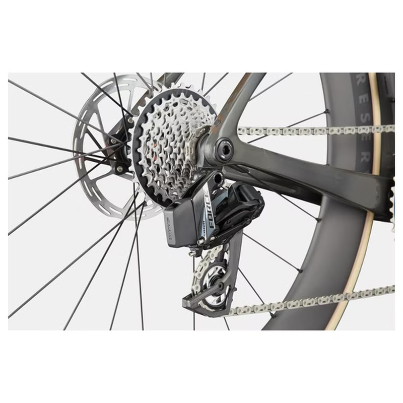 Vélo de Route Cannondale SuperSix Evo 1 Sram Force AXS 12V 700 mm Gris/Beige Platinum 2026 – Image 5