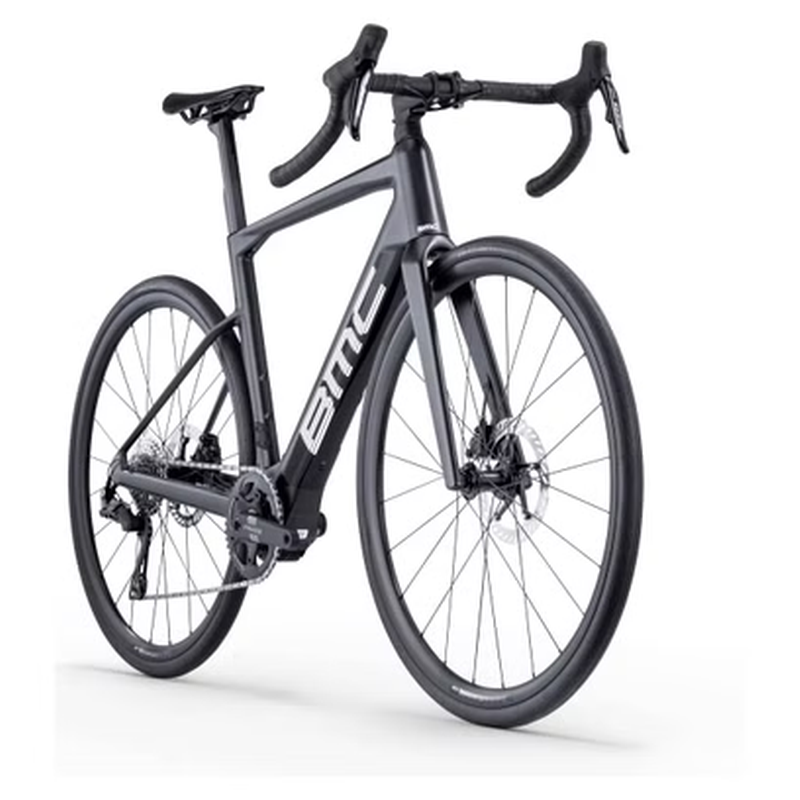Vélo de Route Électrique BMC Roadmachine 01 AMP One Shimano 105 Di2 12V 360 Wh 700 mm Noir Carbone 2027 – Image 2