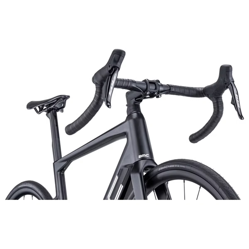Vélo de Route Électrique BMC Roadmachine 01 AMP One Shimano 105 Di2 12V 360 Wh 700 mm Noir Carbone 2027 – Image 4