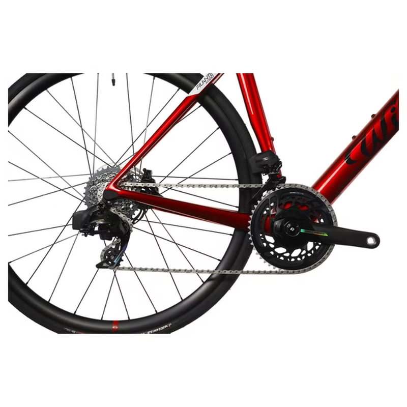 Vélo de Route Électrique Wilier Triestina Filante Hybrid Sram Force eTap AXS 12V 236 Wh 700 mm Rouge Velvet – Image 3