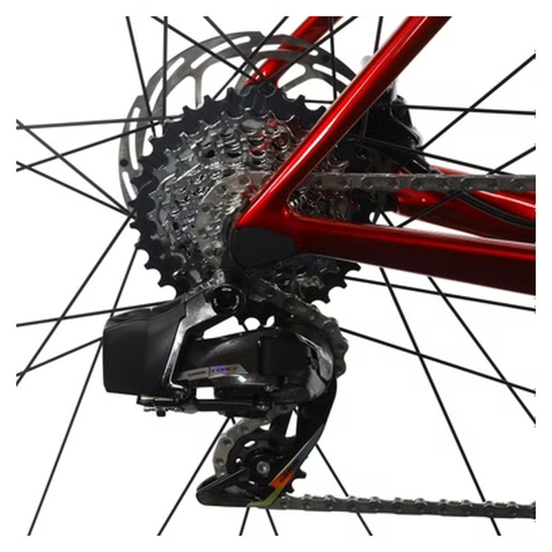 Vélo de Route Électrique Wilier Triestina Filante Hybrid Sram Force eTap AXS 12V 236 Wh 700 mm Rouge Velvet – Image 5