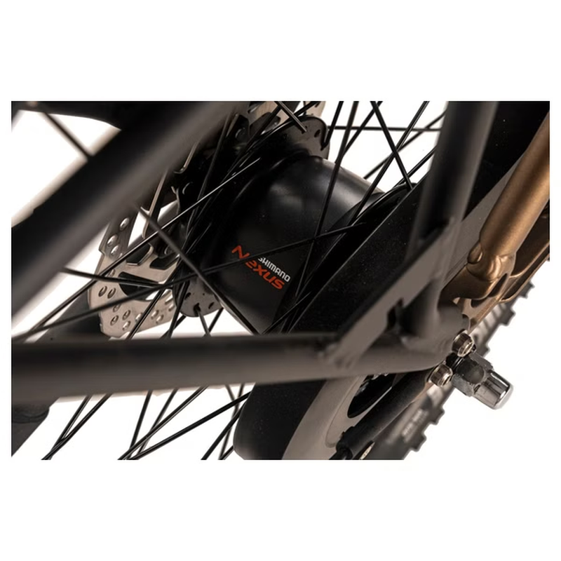 Vélo de ville électrique Adore 27,5 aluminium citybike Cx-290 moteur central 75nm / 15Ah bronze mat – Image 3
