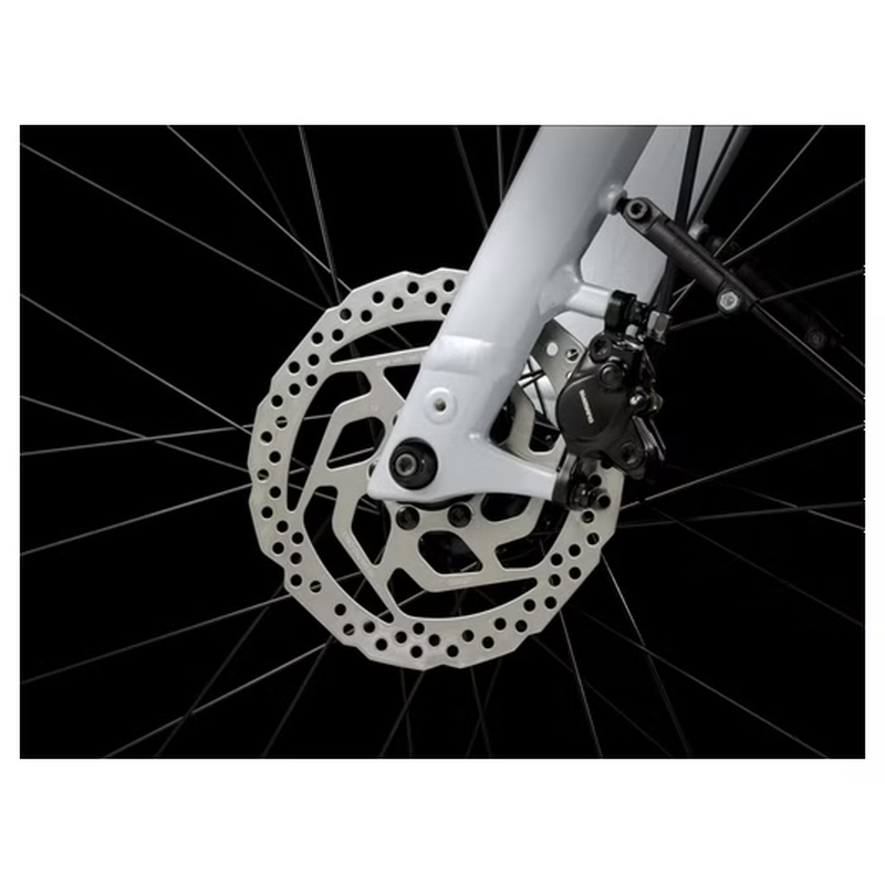 Vélo de Ville Électrique Trek Verve+ 2 Lowstep 400wh Shimano Cues 9V Gris Gen 3 – Image 5