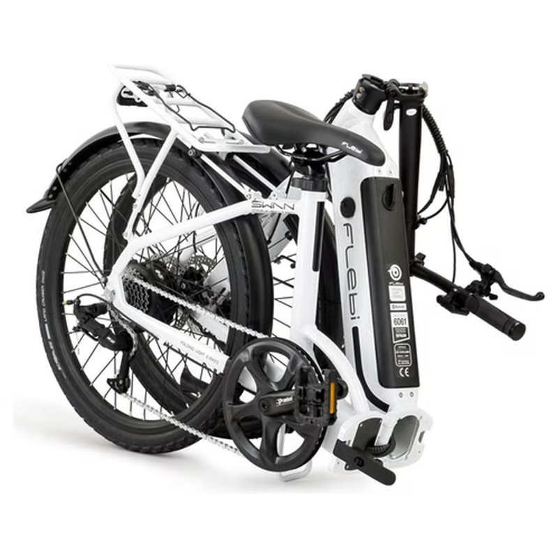 Vélo électrique pliant Swan 24" Gris | 70 km | 10,4 Ah | 24” – Image 3