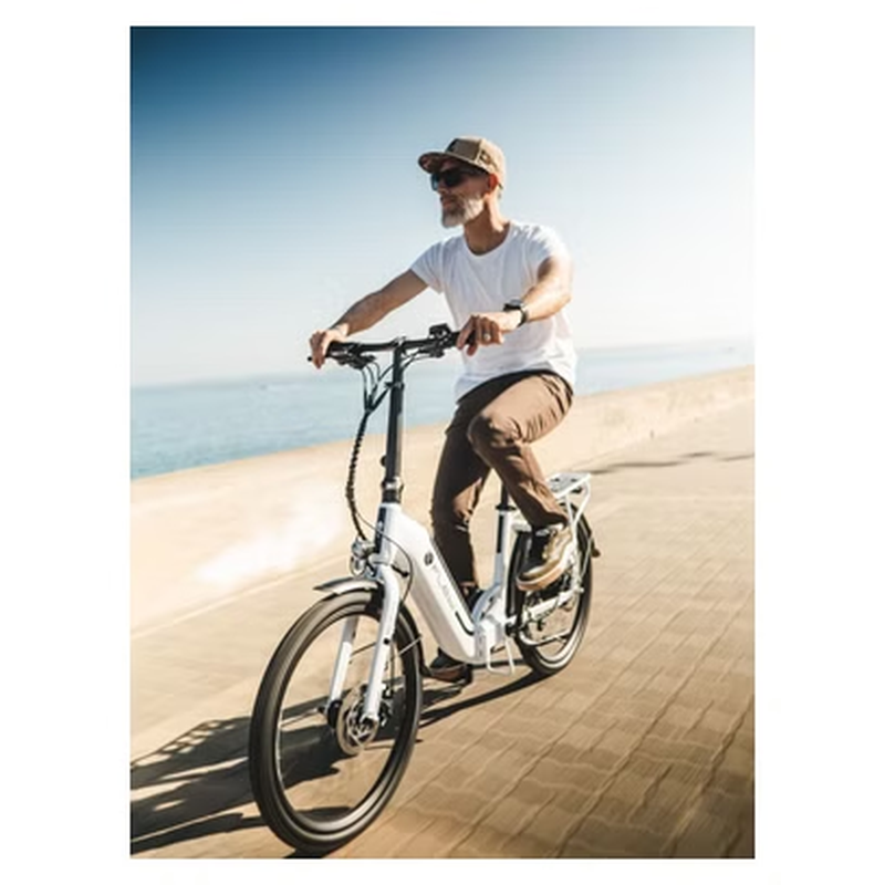 Vélo électrique pliant Swan 24" Gris | 70 km | 10,4 Ah | 24” – Image 5